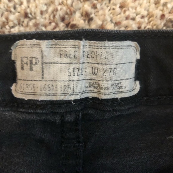 Free People Black Skinny Jeans - Picture 3 of 6